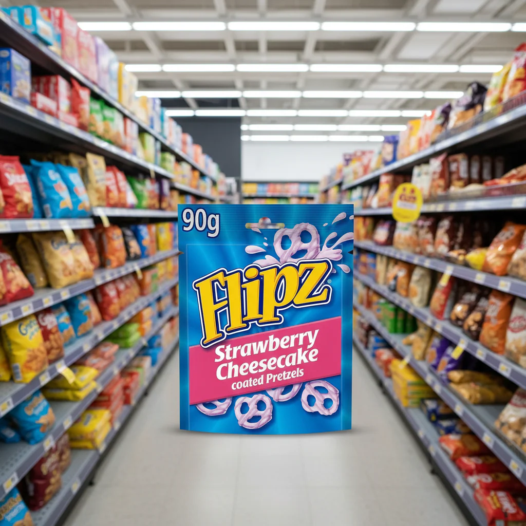 6 x Flipz Strawberry Cheesecake - 90GM - Image 2