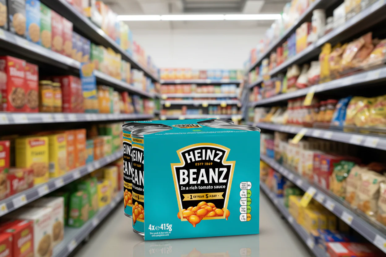 24 x Heinz Baked Beans (6 x 4 Packs) 415G - Image 2