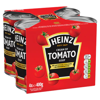 6 x Heinz Tomato Soup 4X400Gr - Image 3