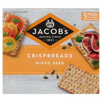6 x Jacobs Crispbreads Mixed Seeds 5Pk 190Gm - Image 3