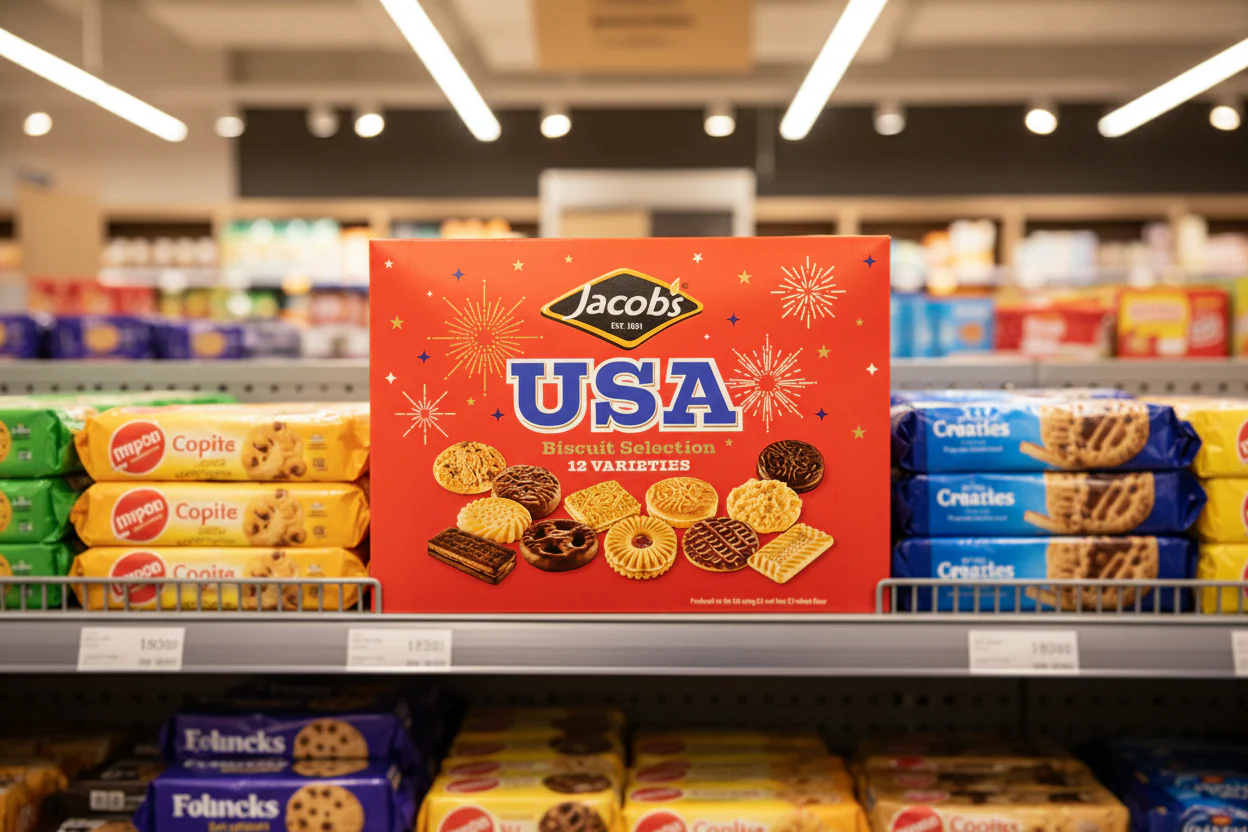 6 x Jacobs Usa 12 Varieties Biscuit Selection 800G - Image 2