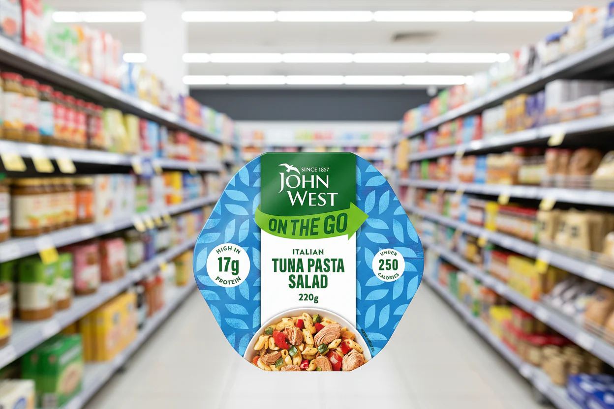 6 x John West On The Go Light Italian Tuna Pasta Salad 220G - Image 2