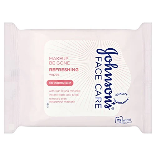 6 x Johnsons Make-Up Be Gone 5-In-1 Refreshing Cleansing Wipes 25 Wipes - Image 3
