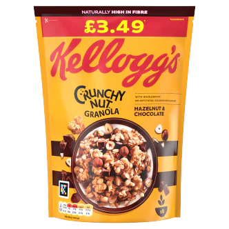 6 x Kelloggs Crunchy Nut Granola - 380G