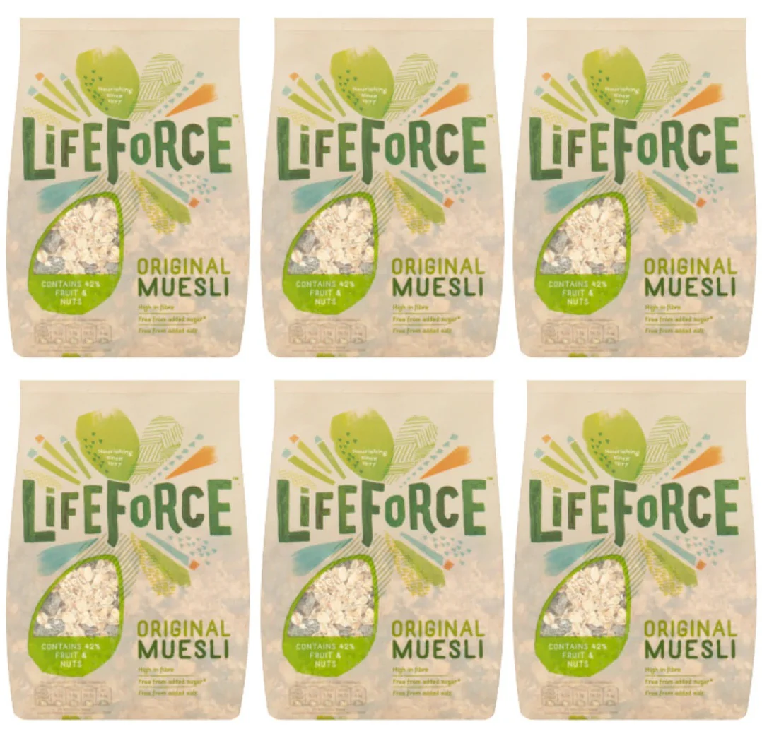 6 x Lifeforce Original Muesli 750G