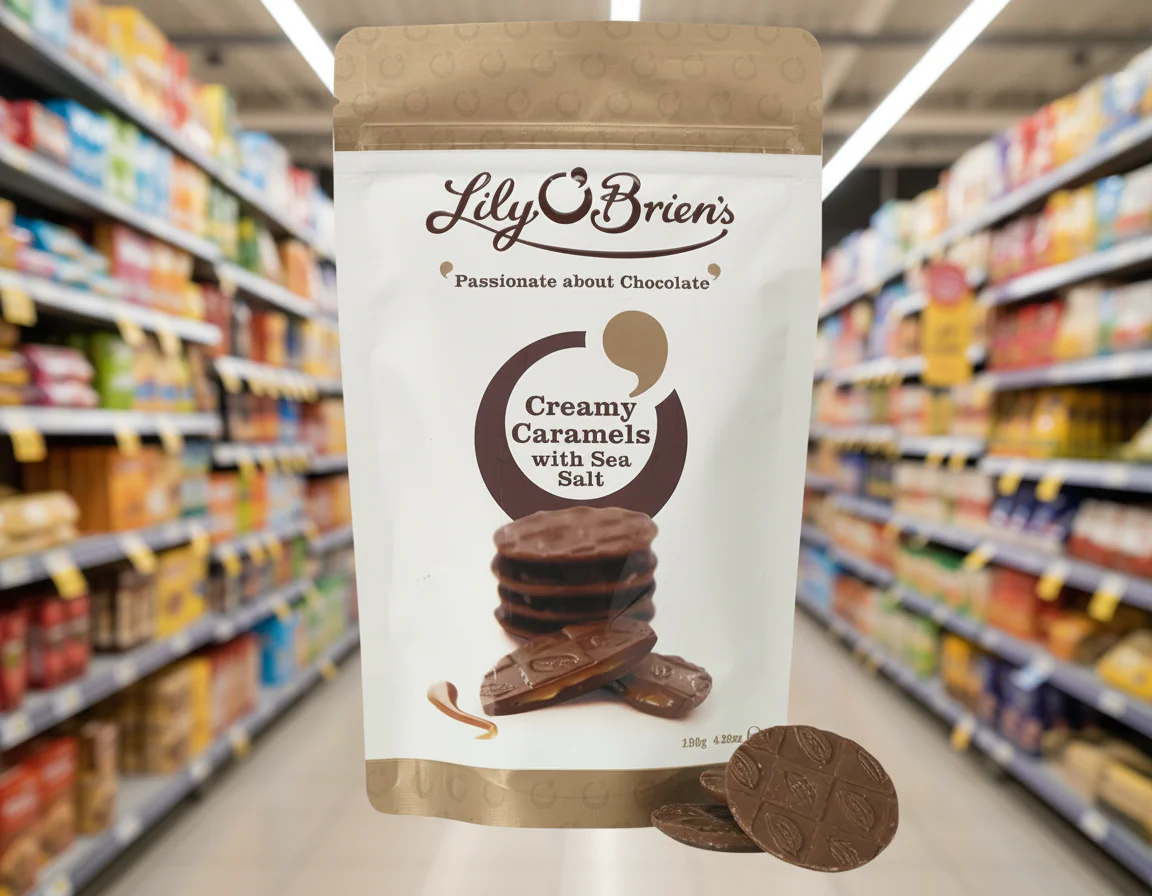 6 x Lily O Brien's Creamy Caramel & Sea Salt 120G - Image 2