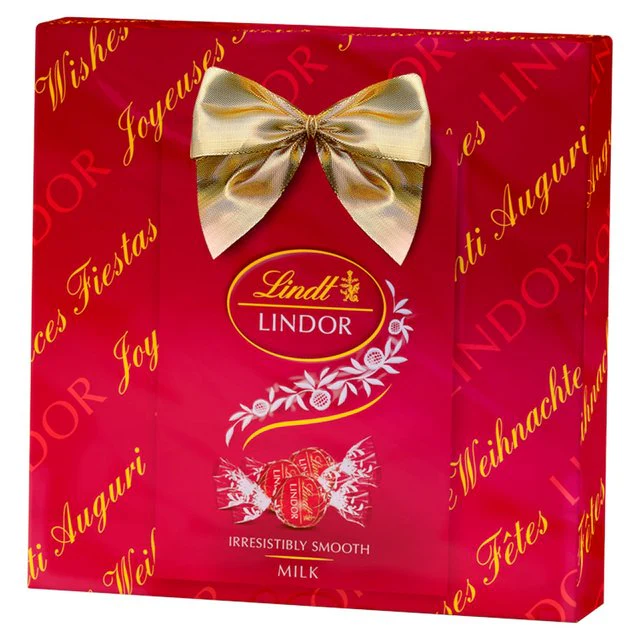 6 x Lindor Milk Gift Wrapped  - 287GM - Image 3