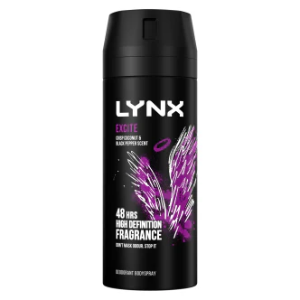 6 x Lynx Body Spray Excite 150Ml - Image 3