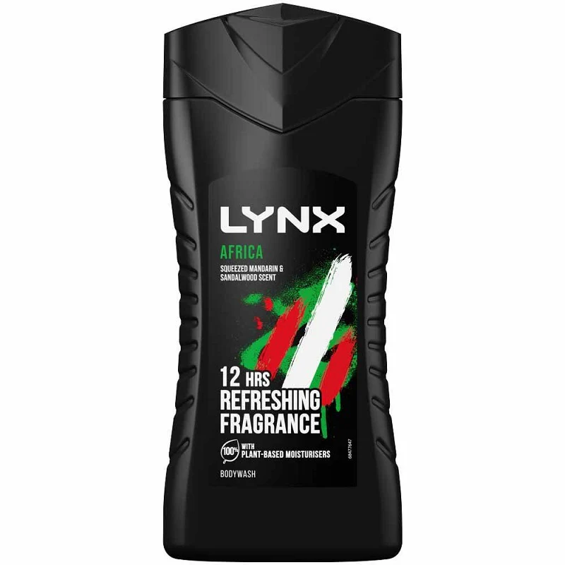 6 x Lynx  Shower Gel Africa 225 Ml - Image 3