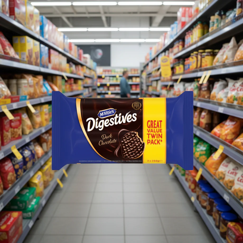 6 x Mcvities Dark Chocolate Digestives Twin 2X266Gm - Image 2