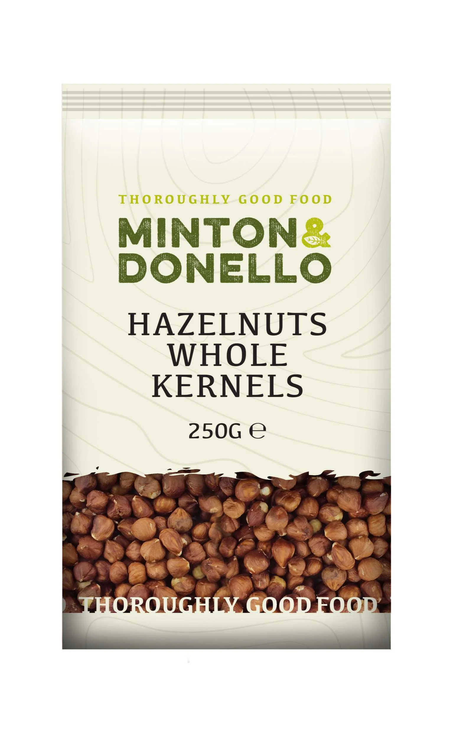 6 x Minton & Donello Hazelnuts Whole Kernels - 250g