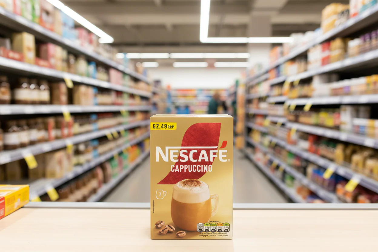 6 x Nescafe Cappuccino Frothy Coffee Sachets - 108 - Image 2