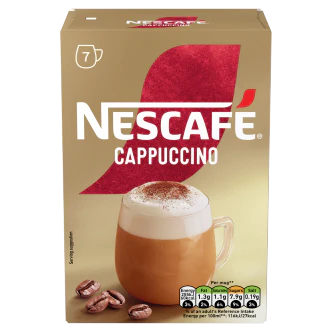 6 x Nescafe Cappuccino Frothy Coffee Sachets - 108 - Image 3