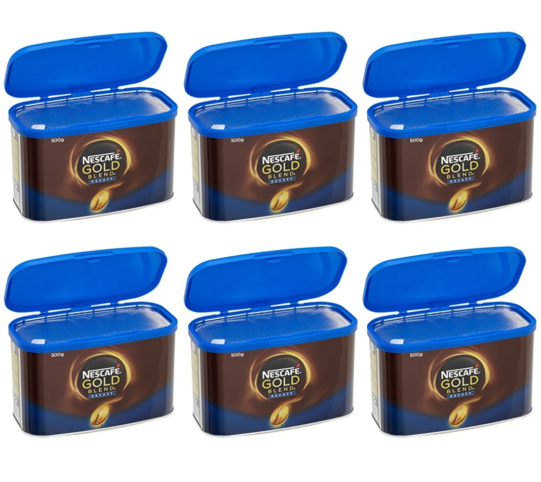 6 x Nescafé Gold Blend Decaff 500G