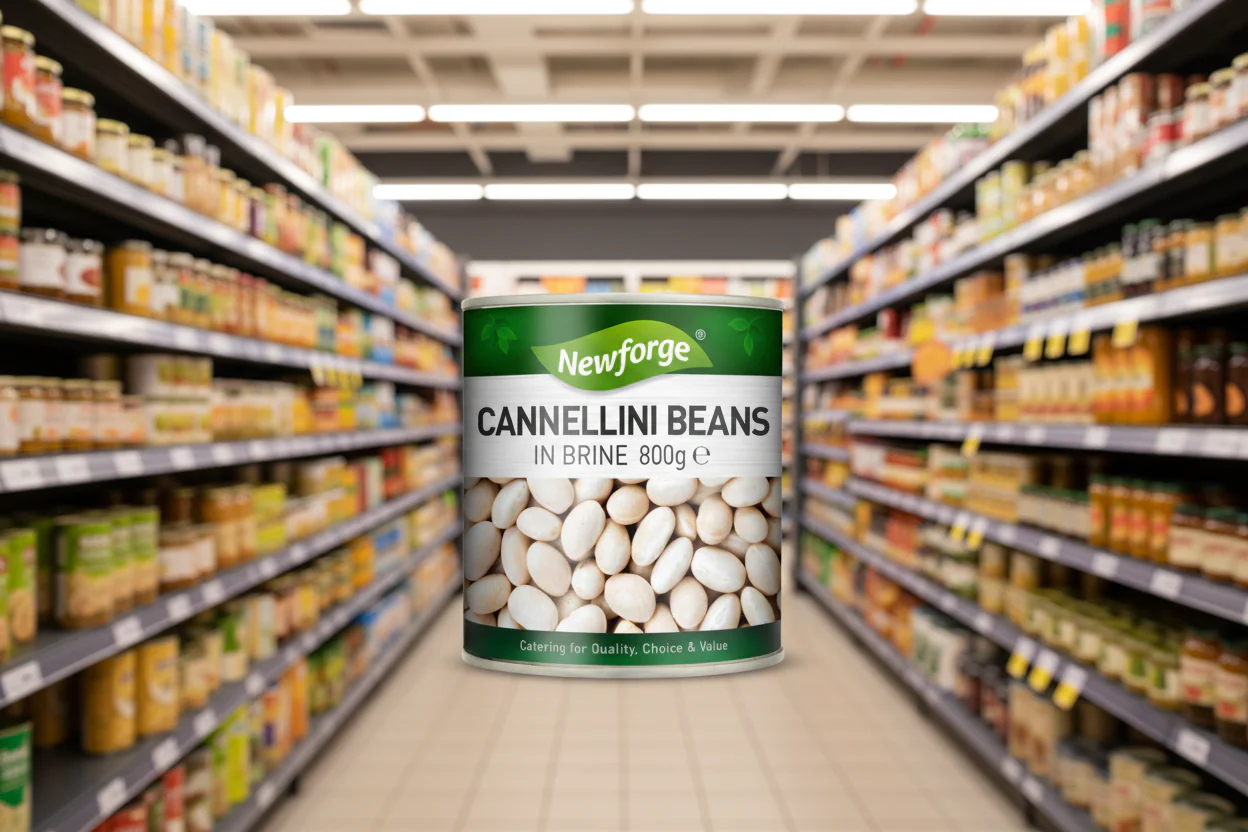6 x Newforge Cannellini Beans In Salted Water 800G - Image 2