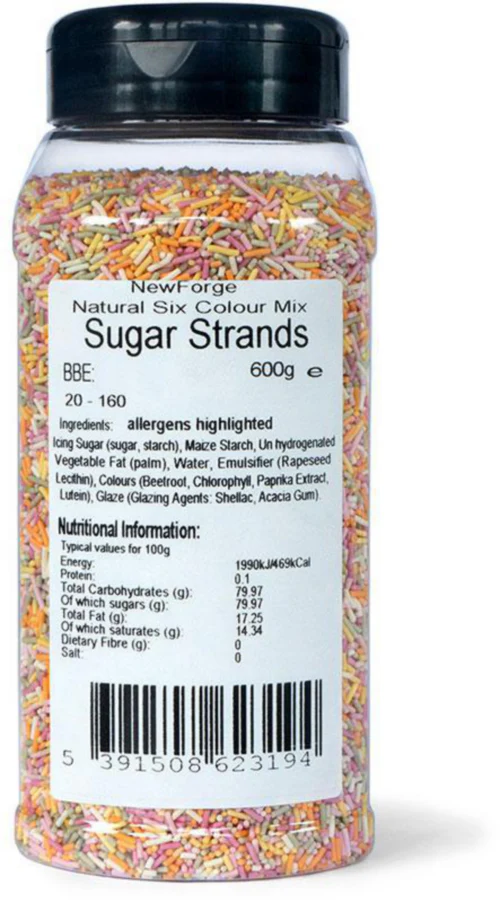 6 x Newforge Sugar Strands 600G - Image 3