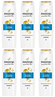 6 x Pantene Shampoo Classic - 325ML