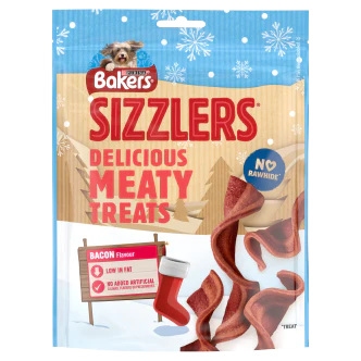 6 x Purina Bakers Sizzlers Bacon 90Gm - Image 3