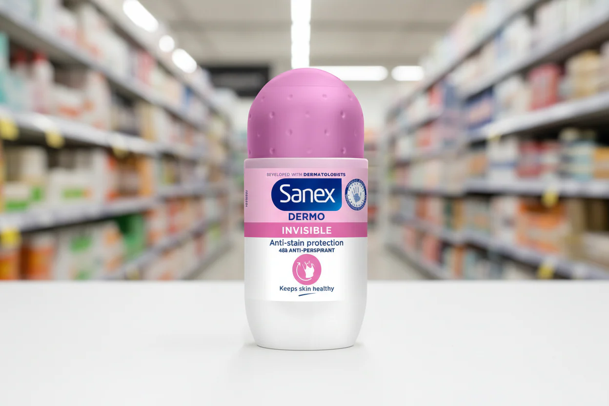6 x Sanex Dermo Invisible Antiperspirant Deodorant Roll-On 50Ml - Image 2