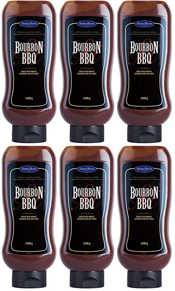 6 x Santa Maria Bourbon Bbq 1100G