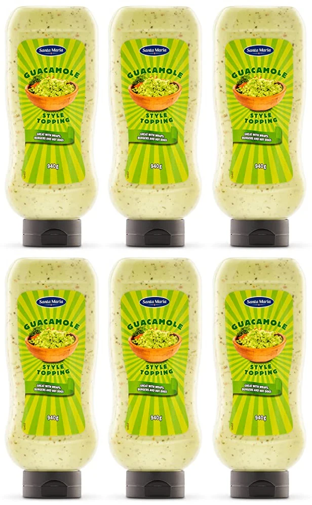 6 x Santa Maria Guacamole Style Topping 940G