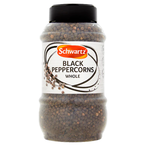 6 x Schwartz Black Peppercorns Whole 460G