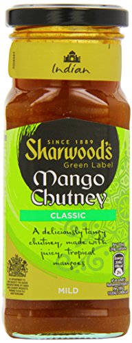 6 x Sharwood's Green Label Mango Chutney 360G - Image 2