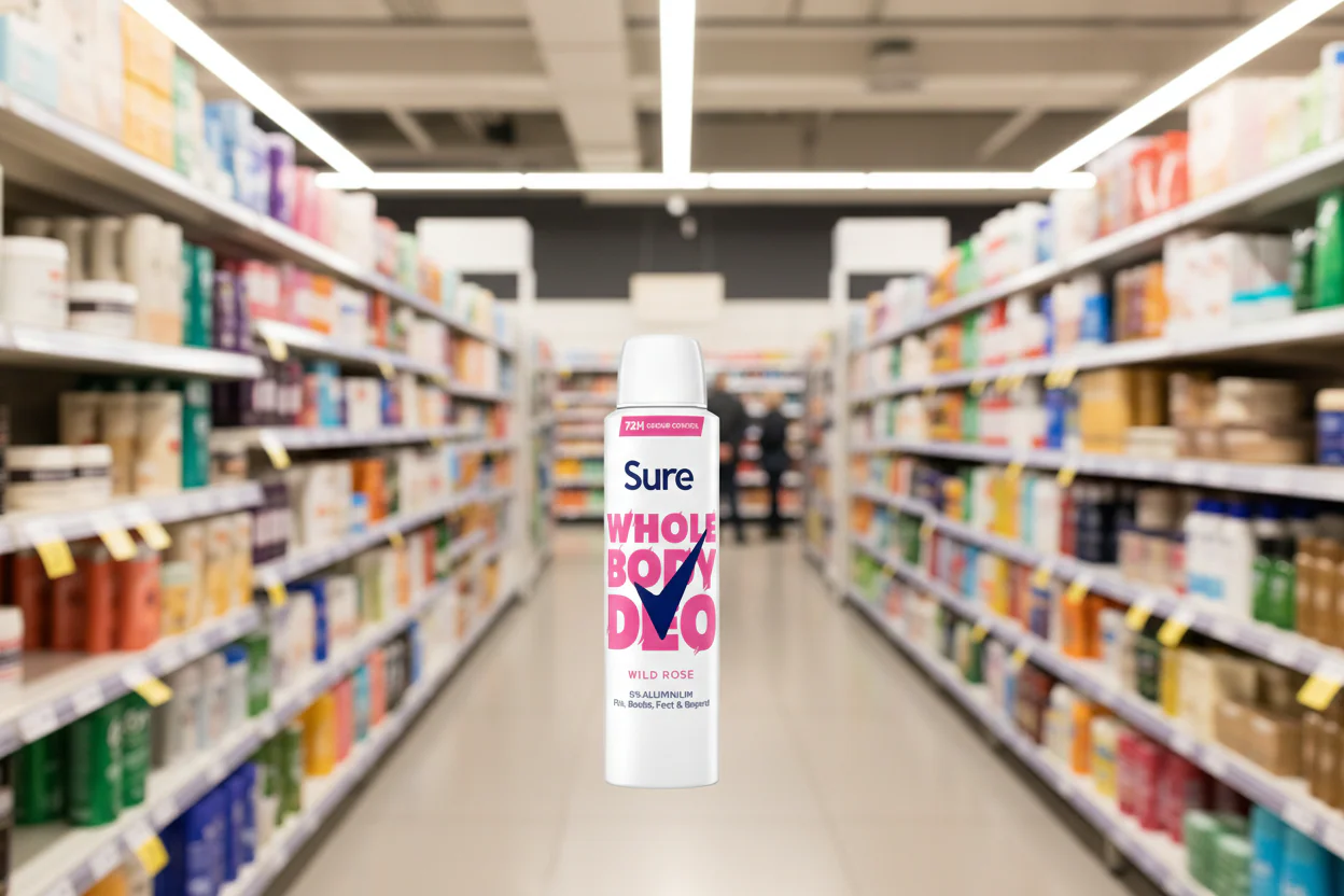 6 x Sure Women Whole Body Wild Rose - 150ML - Image 2