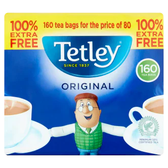 6 x Tetley Teabags 80+80 Free 160's - 160 - Image 3