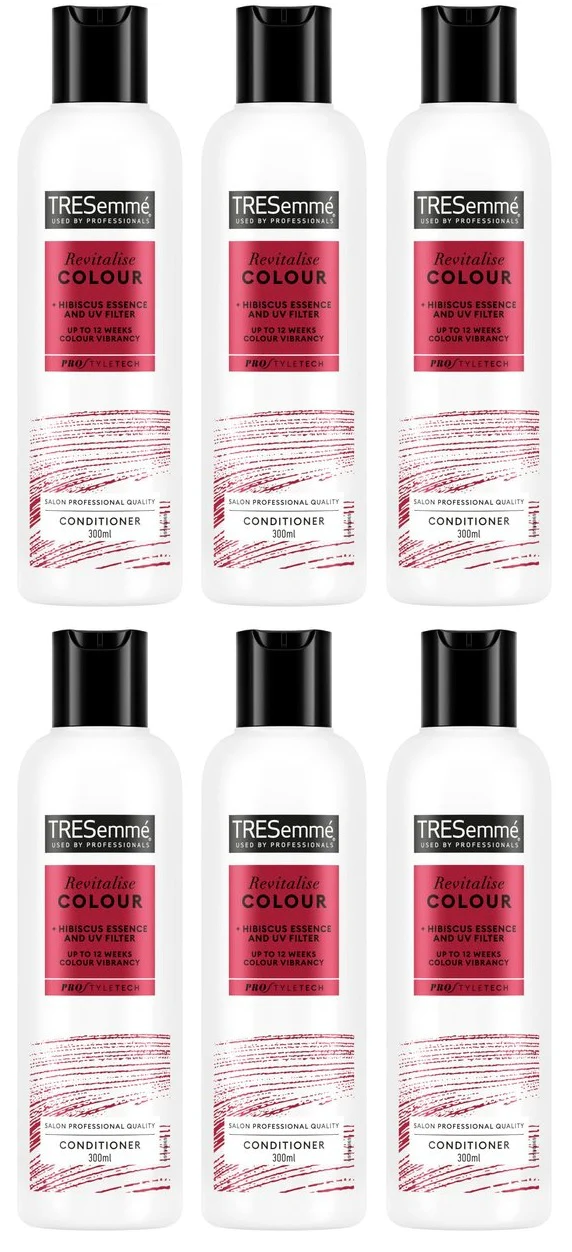 6 x Tresemme  Hair Conditioner Colourrevitalise 300 Ml