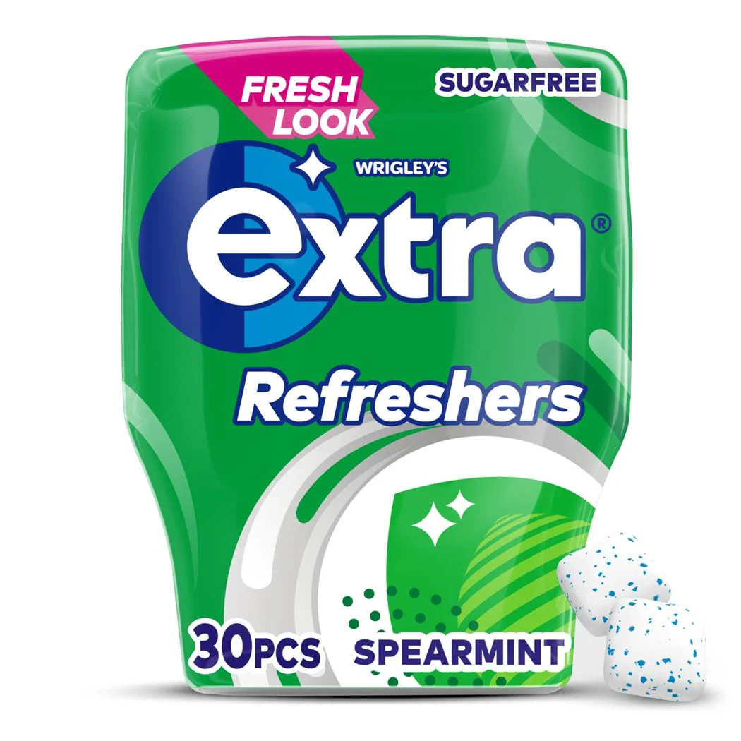 6 x Wrigley's Extra Bottle Refreshers Spearrmint 30Pc - Image 3
