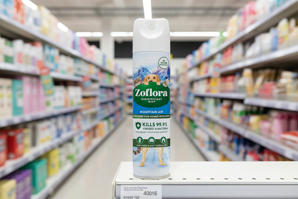 6 x Zoflora Disinfectant Mist Mountain Air - 300ML - Image 2