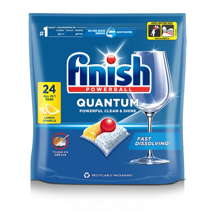 7 x Finish Quantum Lemon - 24 PACK - Image 3