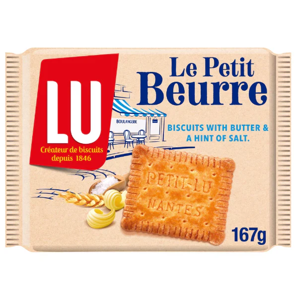 7 x Lu Le Petite Beurre Salt Biscuits - 167GM - Image 3