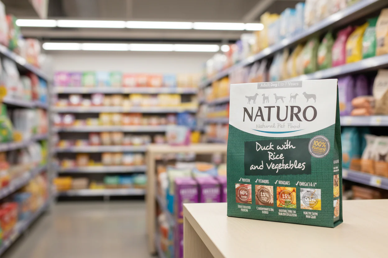 7 x Naturo Adult Duck & Rice With Veg 400G - Image 2