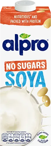 8 x Alpro No Sugars Soya 1L - Image 3