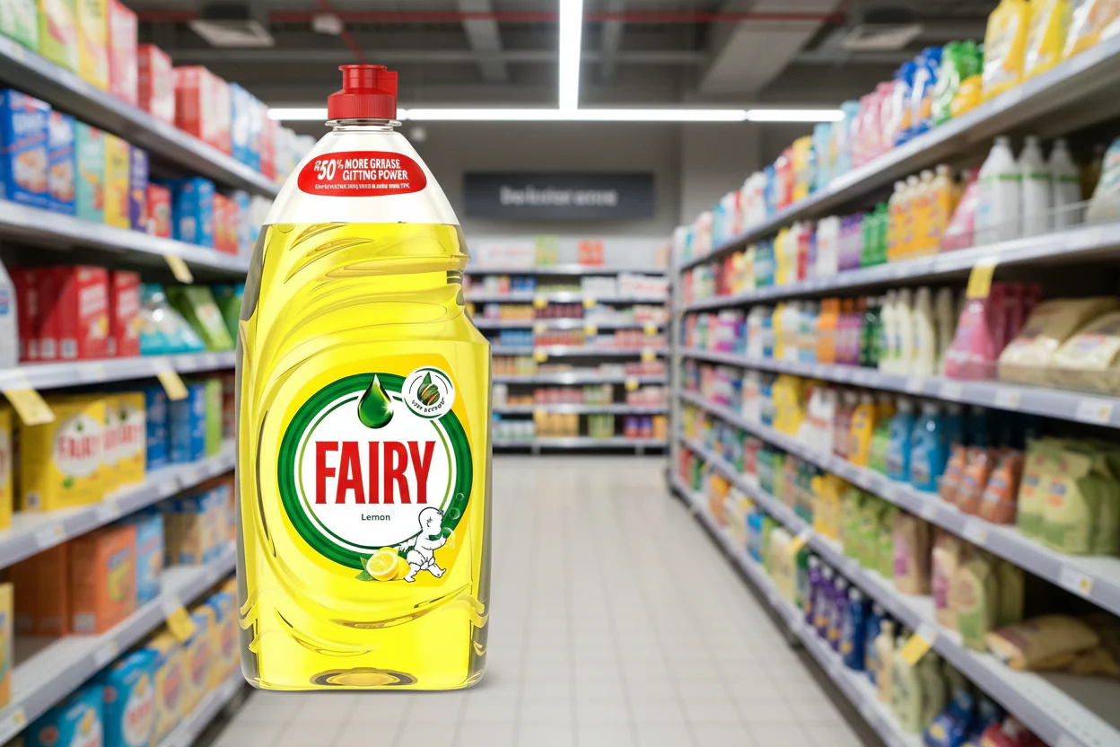 8 x Fairy Liquid Lemon   - 1015ML - Image 2