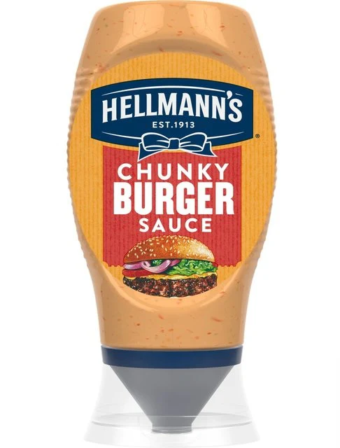 8 x Hellmann's Burger Sauce Chunky 250 Ml