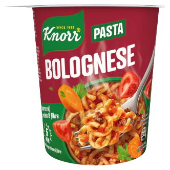 8 x Knorr Quick Lunch Pasta Bolognese New - 60G