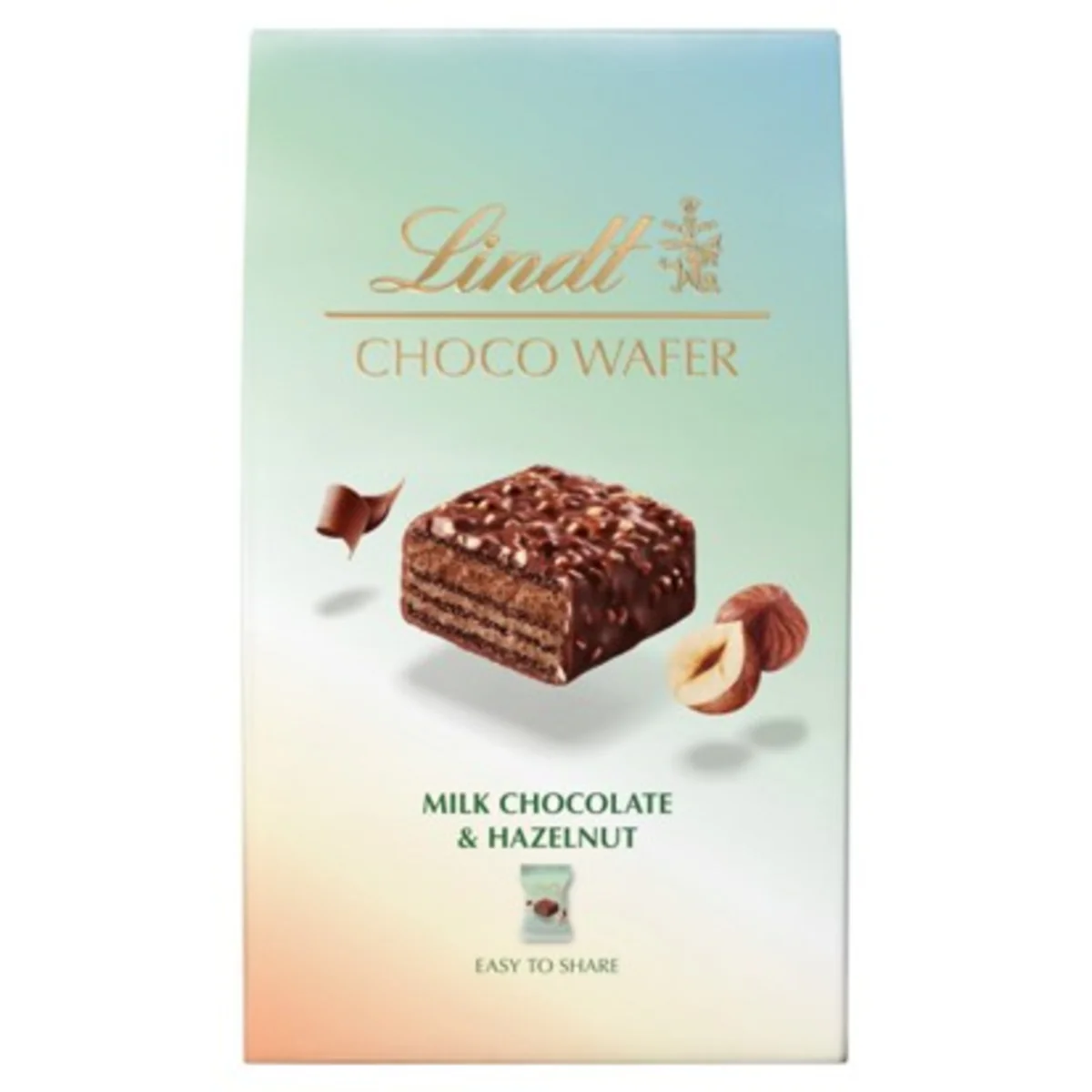 8 x Lindt Chocolate Wafer Box - 135GM - Image 3