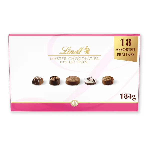 8 x Lindt Master Chocolatier Collection Chocolate Box 184G - Image 3