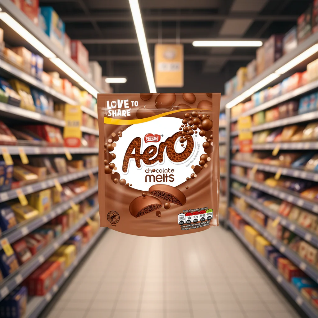 8 X Nestle Aero Melts Milk Pouch 92Gm - Image 2