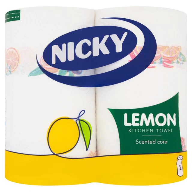 8 x Nicky Lemon Kitchen Towel 2 Rolls - Image 3