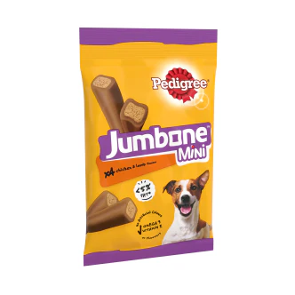 8 x Pedigree Jumbone Small Dog Chicken & Lamb 4 Chews 160Gm - Image 3
