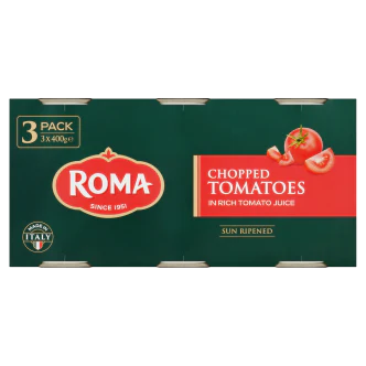8 x Roma Chopped Tomato 3pk - 3X400G - Image 3