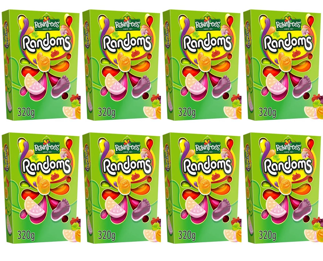 8 x Rowntrees Randoms Carton - 320GM