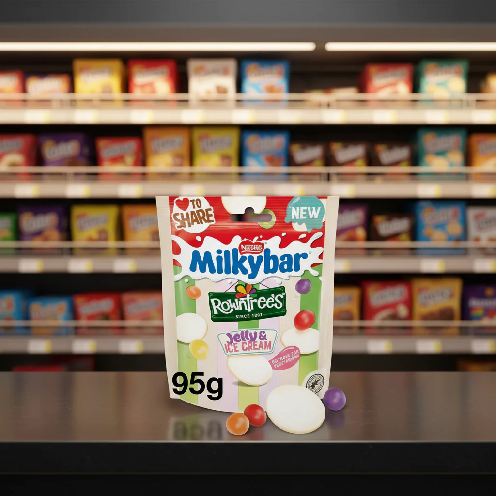 9 x Milkybar Rowntrees Jelly & Ice Cream 95G - Image 2