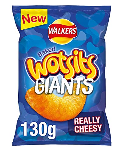 9 x Walkers Wotsits Giants Really Cheesy Sharing Snacks Crisps 130G - Image 3