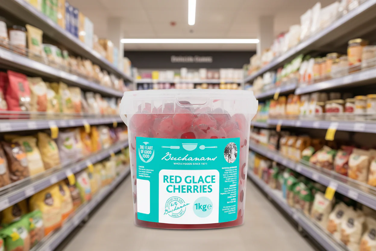 Buchanans Red Glace Cherries 1Kg - Image 3