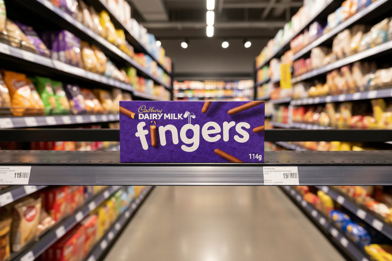 Cadbury Dairy Milk Fingers Milk Chocolate Biscuits 114G - Image 3
